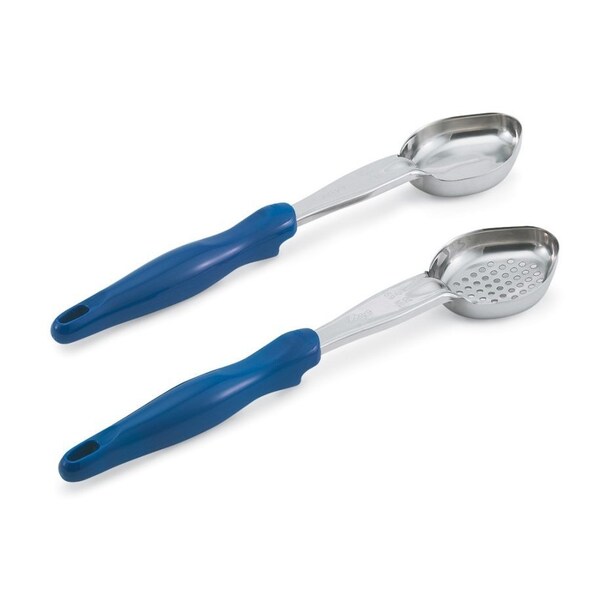 Vollrath 2 Oz. Oval Blue Handle Spoodle